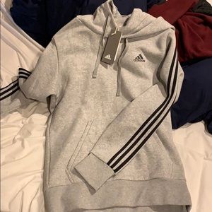 Grey adidas hoodie